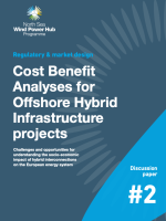 Cover image of titel: Cost Benefit Analyses for Offshore Hybrid Infrastructure projects